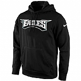 Men's Philadelphia Eagles Nike KO Wordmark Performance Hoodie - Black,baseball caps,new era cap wholesale,wholesale hats